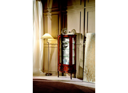 Ontwerper luxe houten vitrinekast Italiaanse meubels Echt houten dressoir Nieuw