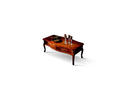 Hout Italiaanse meubelen barokstijl Bruine salontafel Woonkamertafel Nieuw