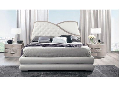 Bed Bedframes Bedstead Beds Double Luxury Double Bed White Modern Design