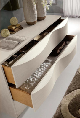 Set commode met spiegel dressoir console groep houten kast slaapkamer modern