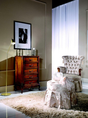 Ontwerpmeubelen in barokstijl, bruin houten dressoir kast Italiaanse meubels nieuw.