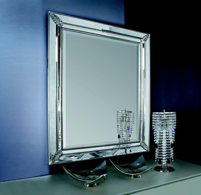 Klassieke wandspiegel met houten frame in antieke stijl barok Italiaanse meubels nieuw