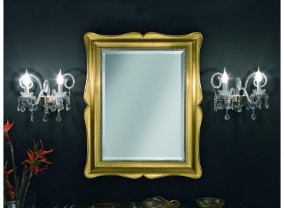 Spiegel Meubels Barok Klassieke Wandspiegel Hout 85x105 Glas Frame Muur Goud