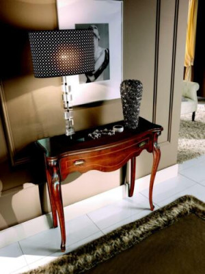 Hout Italiaanse meubels console tafel bruin meubilair stijl barok design meubels nieuw