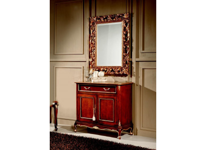 Ontwerp xxl grote spiegel wandspiegel echt houten frame hangspiegel luxe meubels