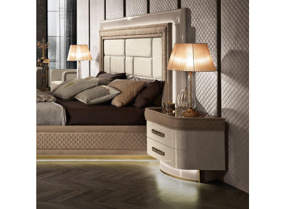 Slaapkamerconsoles Nachtkastje Bijzettafel Modern Design Meubels Hout Beige Nieuw