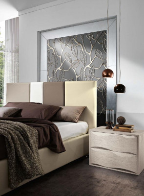 Bed Tweepersoonsbed Bedframes Bedframe Bedden Dubbel Luxe Hout Ontwerp Leer