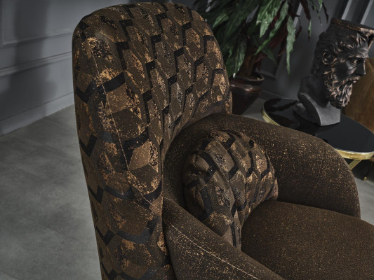 Sofa Set Compleet Bankstel 31 Zitsfauteuil Kunstleer Bruin Set 2-delig