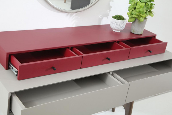 Console make-up tafel console spiegel tafel slaapkamer set 2-delig