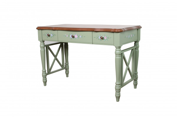 Schrijftafel echt houten meubels Klassieke tafel Kantoortafels Landhuisstijl