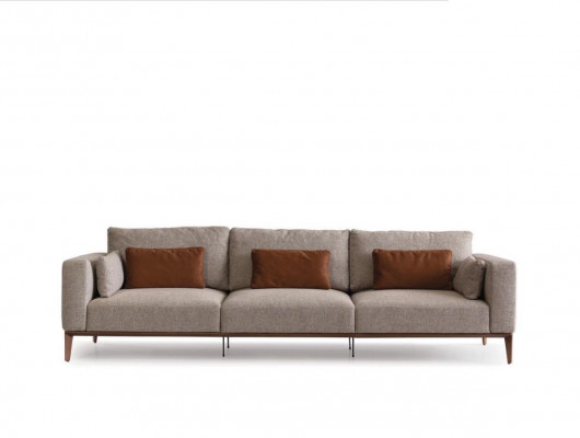 Woonkamer bankstel 4+3 set Ontwerpbank Bekleding Modern Nieuw Luxe