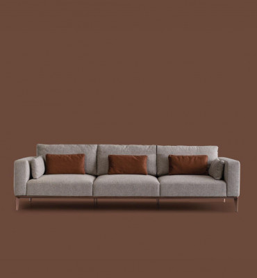 Woonkamer bankstel 4+3 set Ontwerpbank Bekleding Modern Nieuw Luxe
