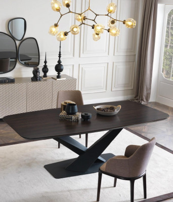 Luxe eettafel ontwerp tafel eetkamertafels metaal ontwerp meubels Nieuw
