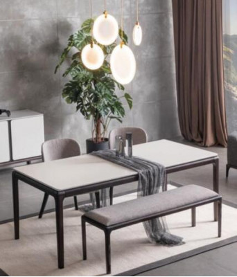 Eettafel groep 4x stoelen eethoek eetkamer set stoel set tafel 5-delig.