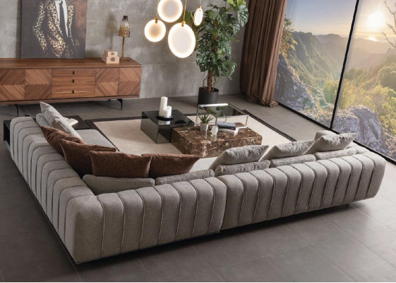 Woonlandschap Bank Hoekbank Design Meubels Bank L-vorm Nieuwe Stijl Modern