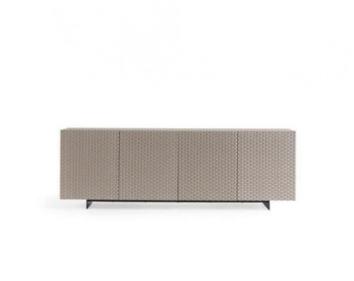 Woonkamer spiegel dressoir kast Elegant design Luxe 2-delig nieuw Beige  Woonkamer spiegel dressoir kast Elegant ontwerp Luxe 2-delig nieuw Beige