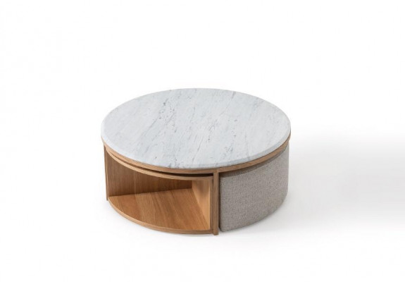 Woonkamer salontafel tafel design meubels luxe inrichting modern