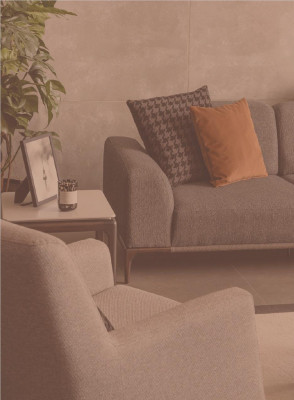 Bank 4-zits kleur grijs woonkamer design stijl meubels moderne nieuw