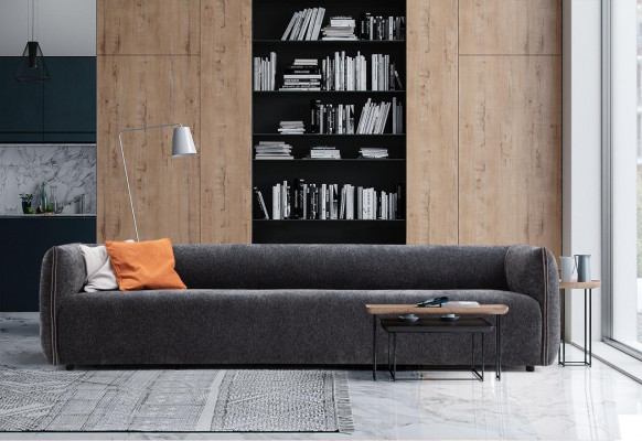 Woonkamer Bank Banken Bekleding Bankstellen Design Bank 4-zits Textiel