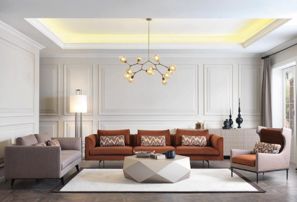 Woonkamer bank 4-zits bank Zitkussen Bankstellen Ontwerp bruin -> Woonkamer bank 4-zits bank Zitkussen Bankstellen Ontwerp bruin