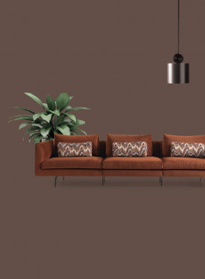 Woonkamer bank 4-zits bank Zitkussen Bankstellen Ontwerp bruin -> Woonkamer bank 4-zits bank Zitkussen Bankstellen Ontwerp bruin