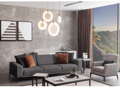 Woonkamer bankstel 4-zits salontafel 2 bijzettafels luxe bank  Woonkamer bankstel 4-zits salontafel 2 bijzettafels luxe bank