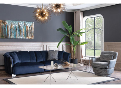Sofaset 4+1 zits salontafel bank fauteuil zetel luxe set 3-delig nieuw