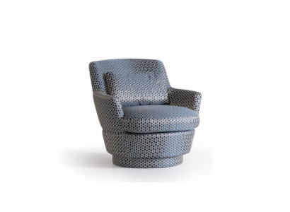 Luxe fauteuil design meubels van hout met textiel, eenzitter bank lounge club.