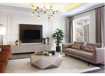 Luxe tv-kast tv-standaard dressoir salontafel tv-wand 3 delen