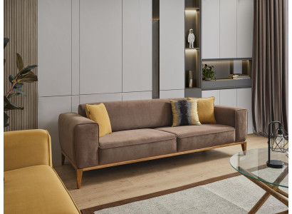 Bank 3-zits stof Driepersoons banken Luxe woonkamerstijl Moderne banken