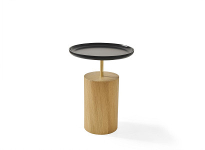 Bijzettafel Tafel Hout Bijzettafel Designmeubelen Zwart Ronde Tafel