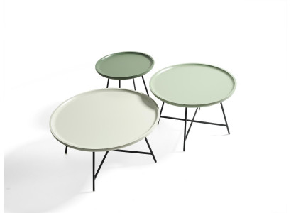 Salon tafel hout set 3 delig Koffietafel Designer Tafel Woonkamertafel