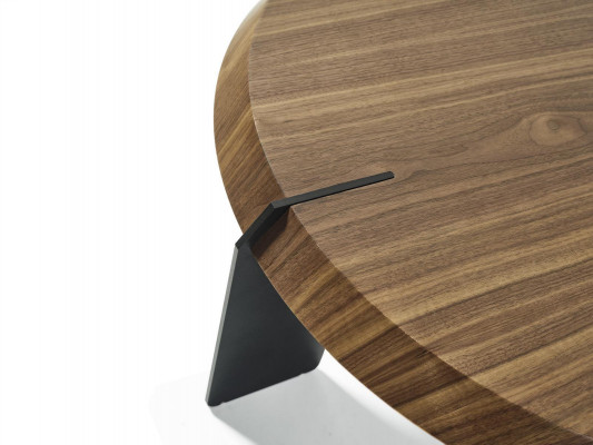 Ronde bijzettafels luxe design bruin tafel koffie woonkamer nieuw