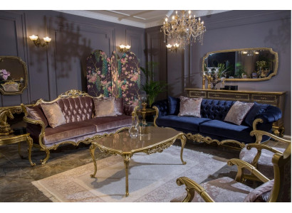 Luxe bankstel 3+3+1+1 zits salontafel bijzettafel fauteuil set 6-delig.