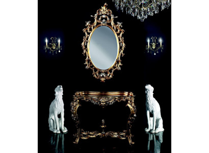 Ontwerp consoles tafel dressoir met spiegel luxe meubelset console 2-delig.