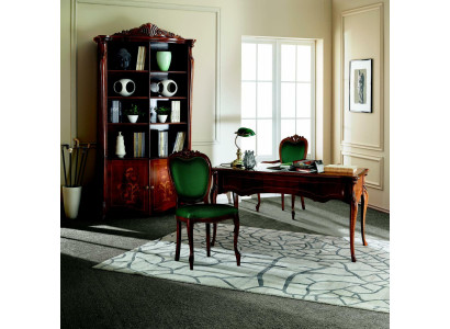 Italiaanse stijl meubels kantoorinrichting bureau tafel stoel set 3-delig.