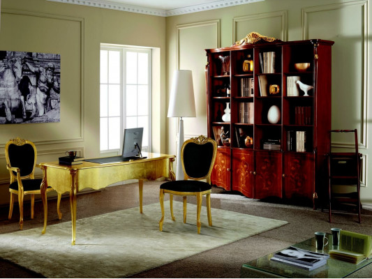 Meubels Klassieke Stijl Boekenkast Ontwerp Luxe Kast Italiaanse Meubels