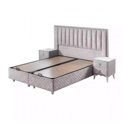 Bedden tweepersoonsbed hotel bedframe dubbel hout meubels bed bekleding luxe design.