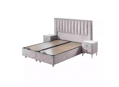 Bedden tweepersoonsbed hotel bedframe dubbel hout meubels bed bekleding luxe design.