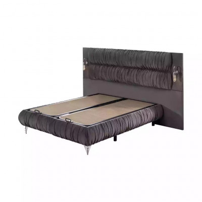 Bedden Tweepersoonsbed Hotel Bedframe Dubbel Hout Meubels Bed Bekleding Luxe