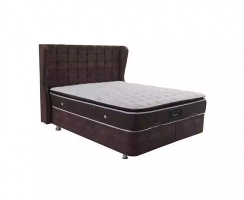 Luxe slaapkamer bed dubbele bedden ontwerpen meubels bedframe hotel.