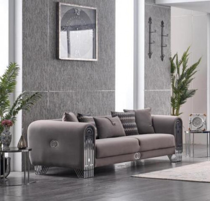 Elegante stoffen bank gestoffeerd bankstel meubels woonkamer meubels textielbanken