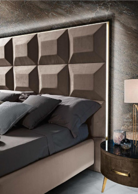 Bedset Ontwerp Klassiek Bed Nachtkastje Commode 4-delig Slaapkamer