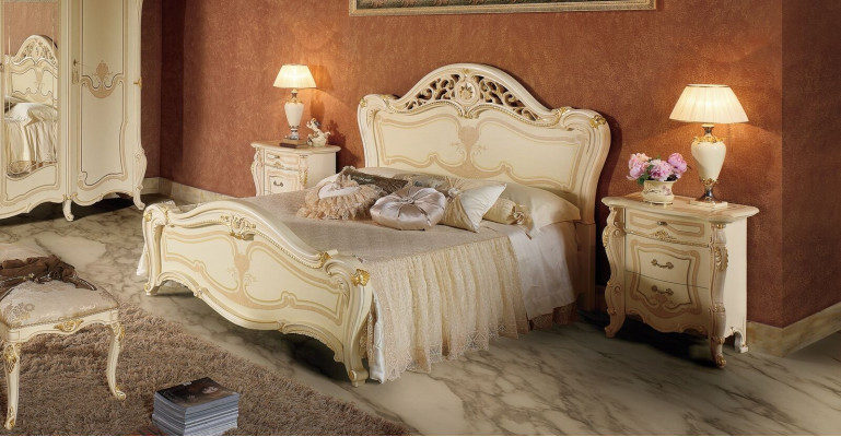 Bed Hout Slaapkamer Set Meubilair Modern Luxe Bedden Nieuw 2x Nachtkastje 3-delig