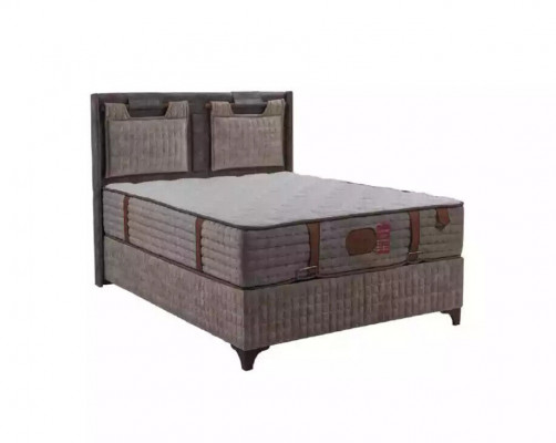 Boxspring Bedden Gestoffeerd Bed Design Hotel Tweepersoonsbed Luxe Design 200x200cm