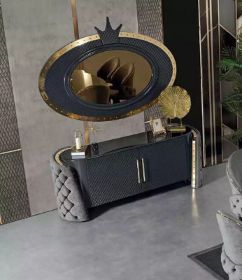 Kaptafel set console spiegel slaapkamermeubilair design kruk set nieuw