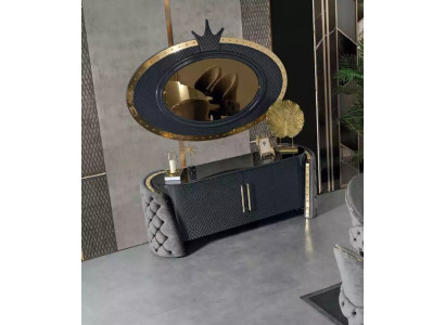 Kaptafel set console spiegel slaapkamermeubilair design kruk set nieuw