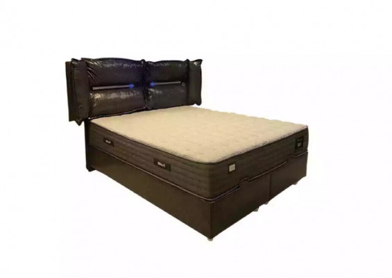 Houten designbed dubbele luxe echtgenoot modern hotel frame slaapkamerbedden.