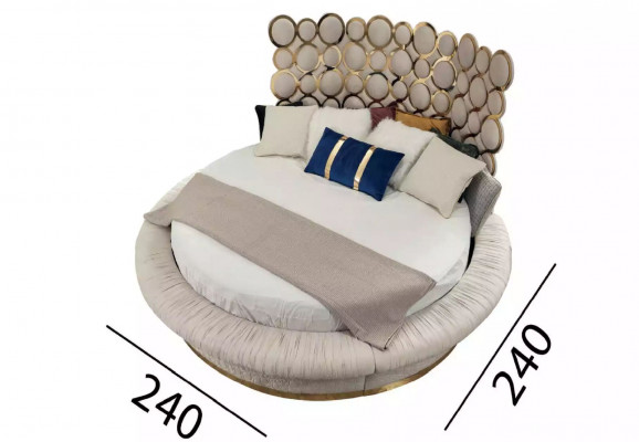 Luxe bed 2x nachtkastje set bedden tweepersoonsbed slaapkamer hotel huwelijk 3-delig.