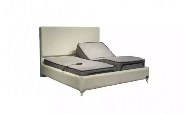 Luxe slaapkamer bed tweepersoonsbed hout gestoffeerde bedden dubbel bedframe modern